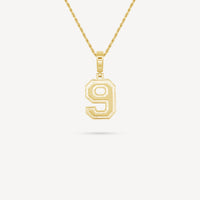 Gold Presidents Pendant and Chain - #9 Carissa Ball
