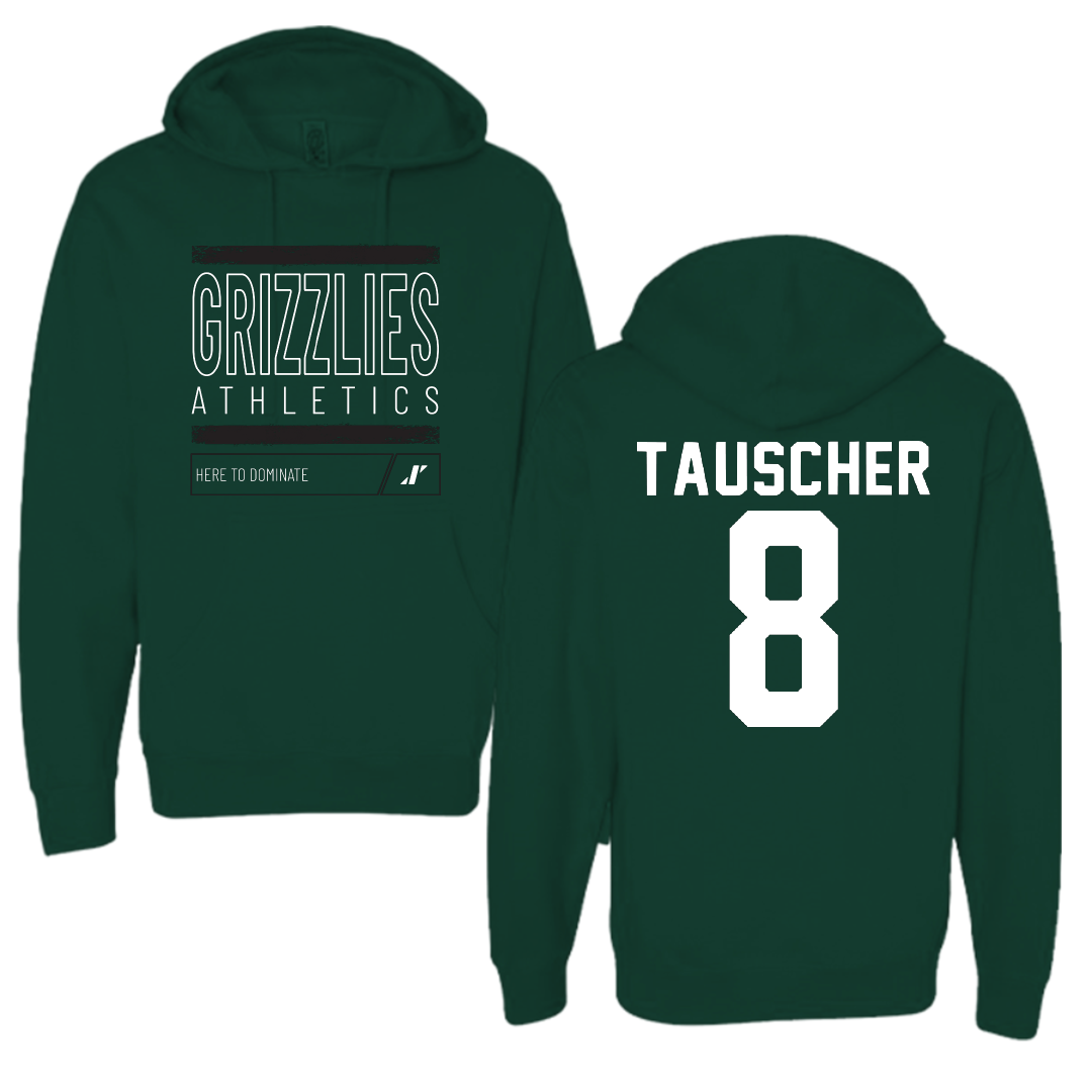 Adams State University Baseball Forest Green Dominate Hoodie - #8 Ayden Tauscher