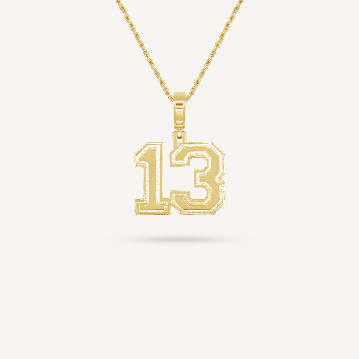 Gold Presidents Pendant and Chain - #13 Kenli Sullivan