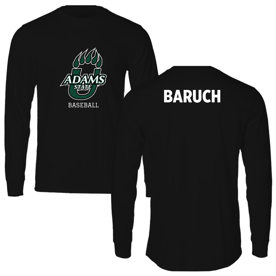 Adams State University Baseball Black State Long Sleeve - Shaked Baruch