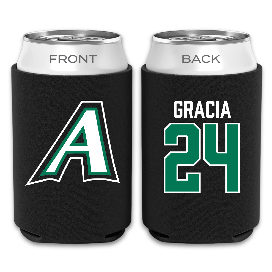 Adams State University Baseball Black Can Cooler - #24 Chris Gracia