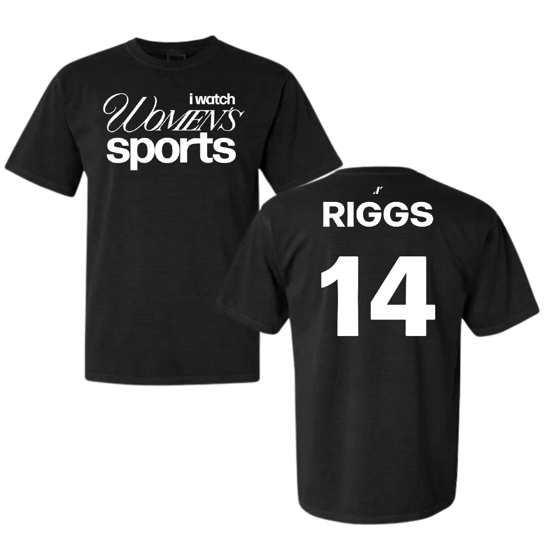 Acrobatics & Tumbling Black WHM Comfort Colors Tee - #14 Macy Riggs
