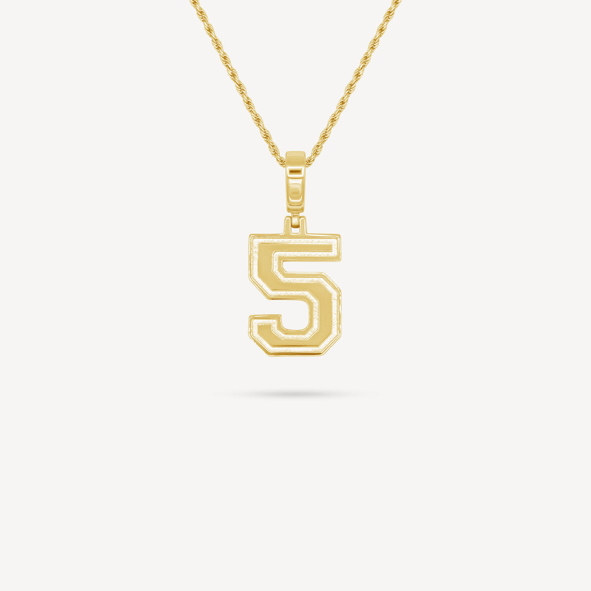 Gold Presidents Pendant and Chain - #5 Tate Morris
