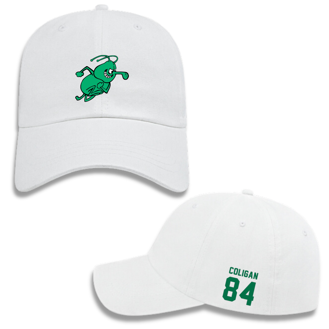 University of Arkansas-Monticello Football White Hat - #84 Ben Coligan