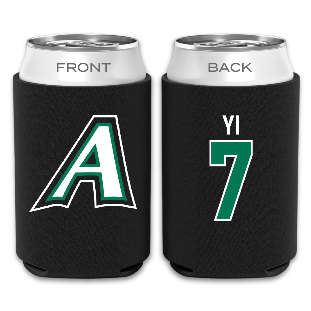 Adams State University Baseball Black Can Cooler - #7 Austin Yi
