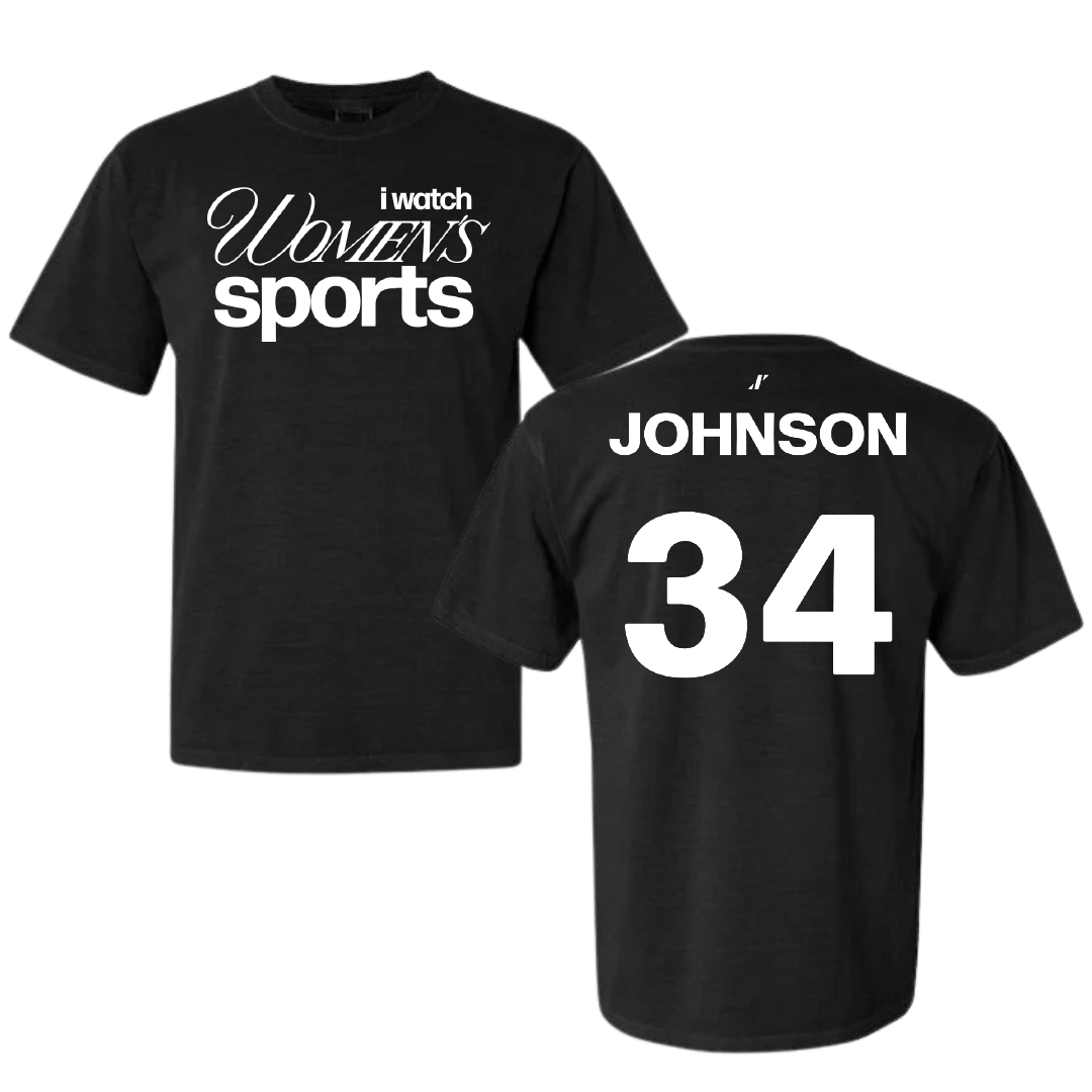 Acrobatics & Tumbling Black WHM Comfort Colors Tee - #34 Aubree Johnson