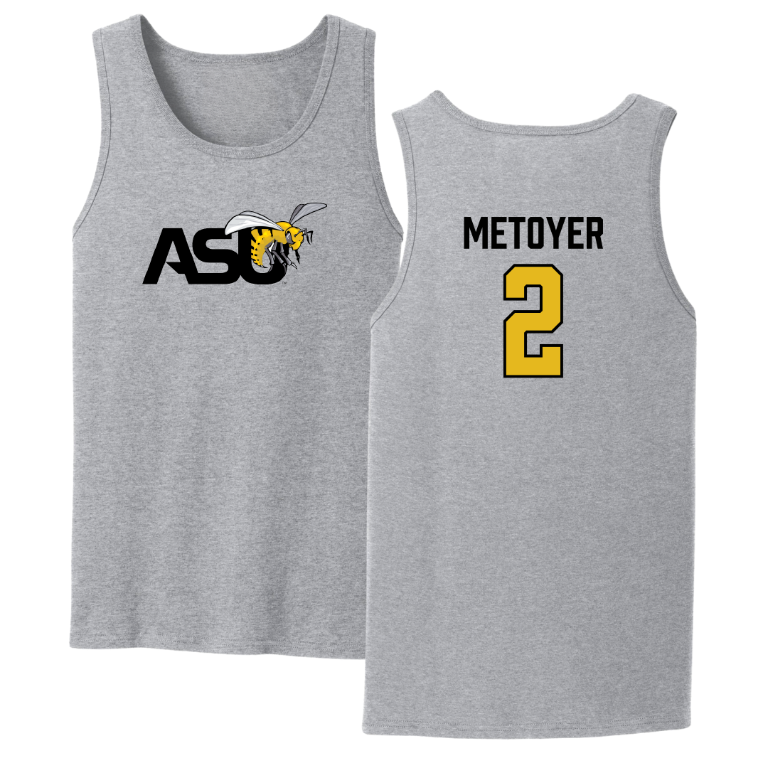 Alabama State University Volleyball (W) Sport Gray Tank Top - #2 Brynn Metoyer