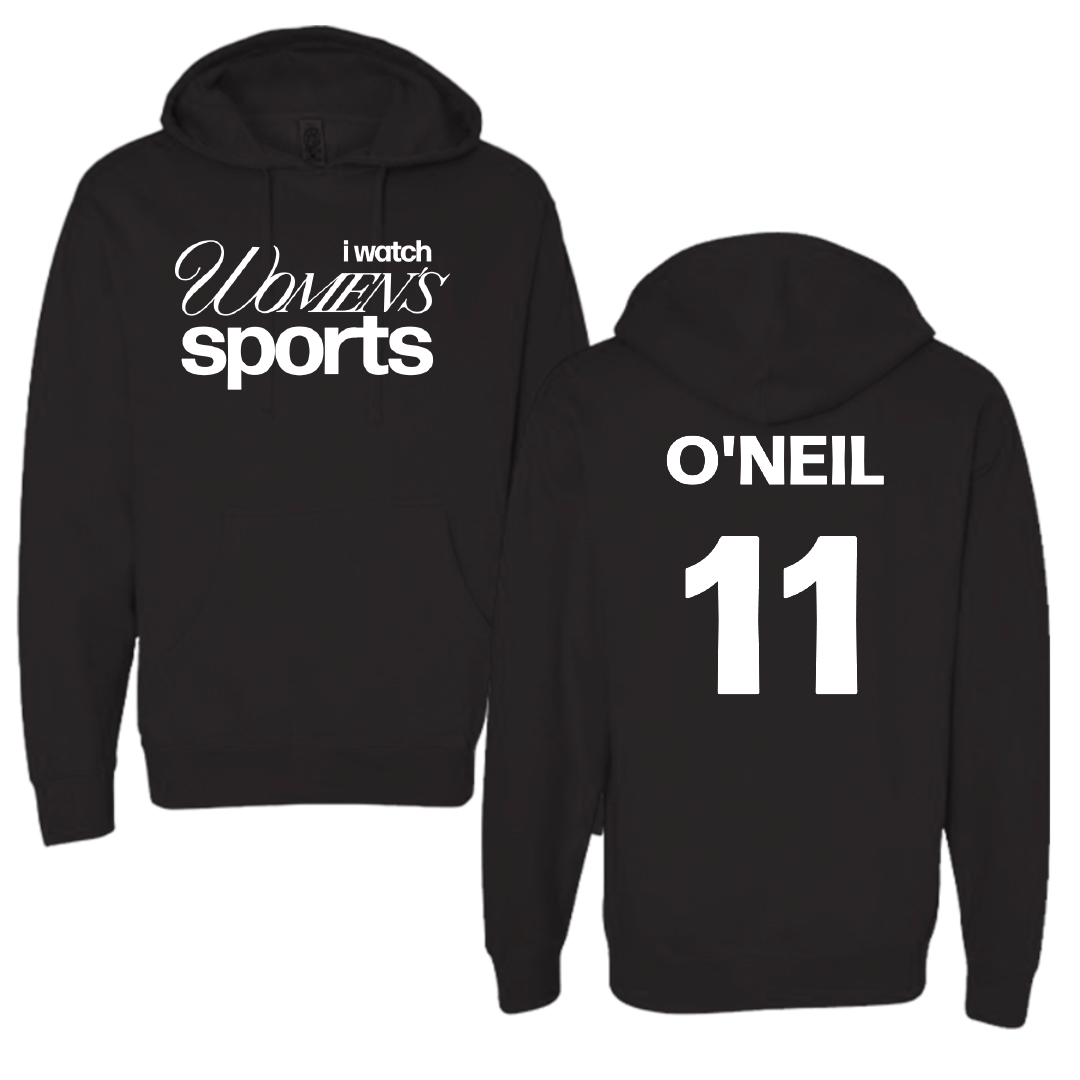 Bowling Green State University Soccer (W) Black WHM Hoodie - #11 Quinn O'Neil