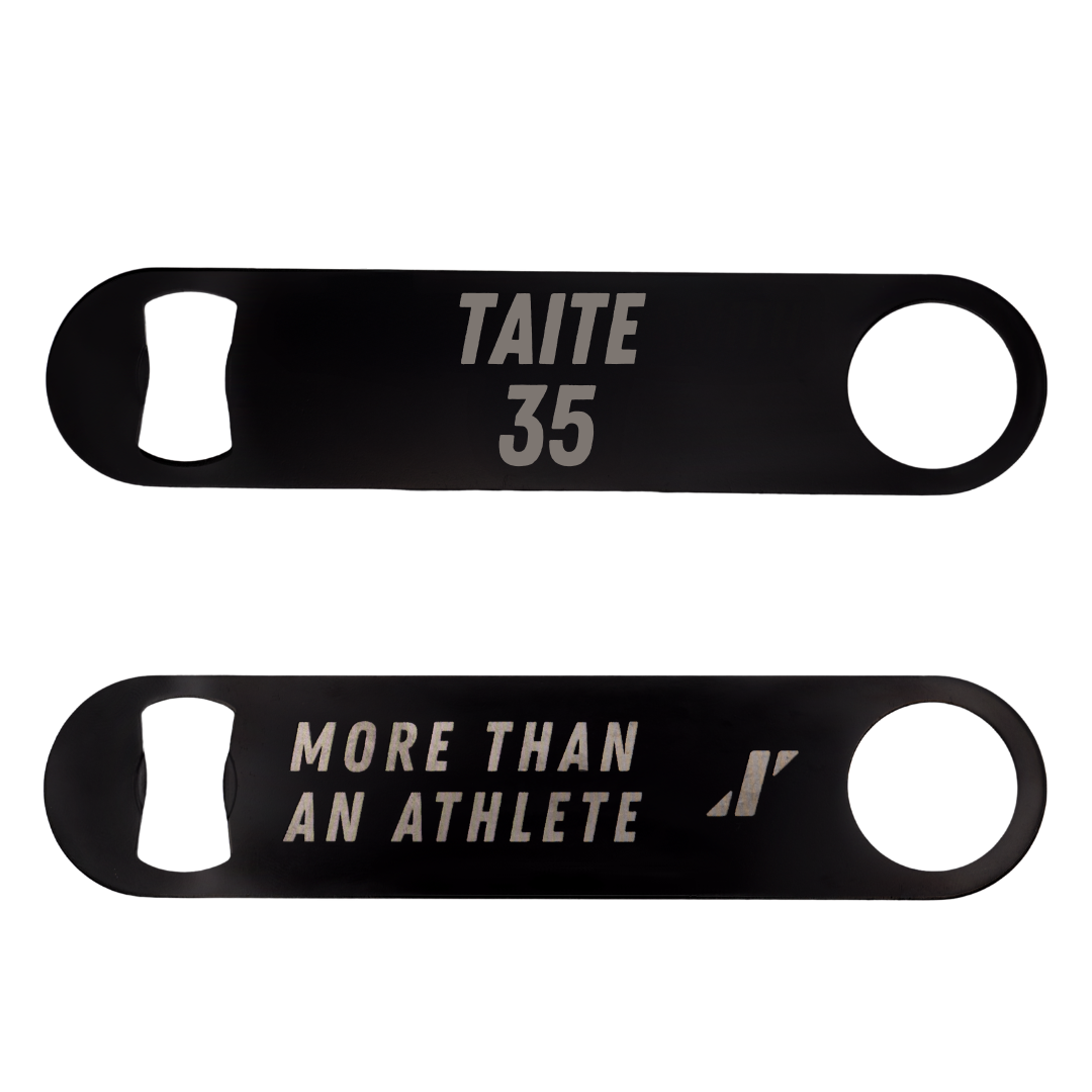 Abilene Christian University Football Black Bottle Opener - #35 Ethan Taite