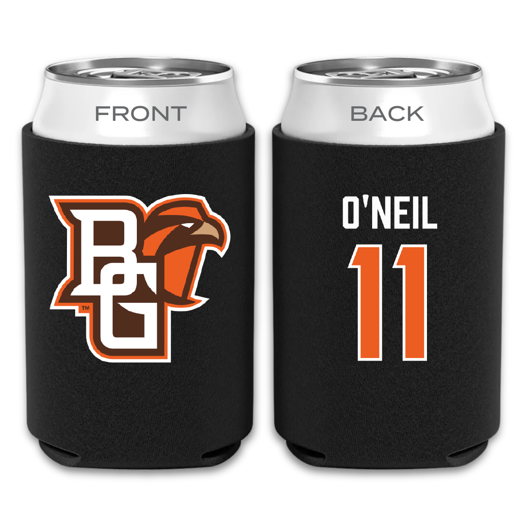 Bowling Green State University Soccer (W) Black Can Cooler - #11 Quinn O'Neil